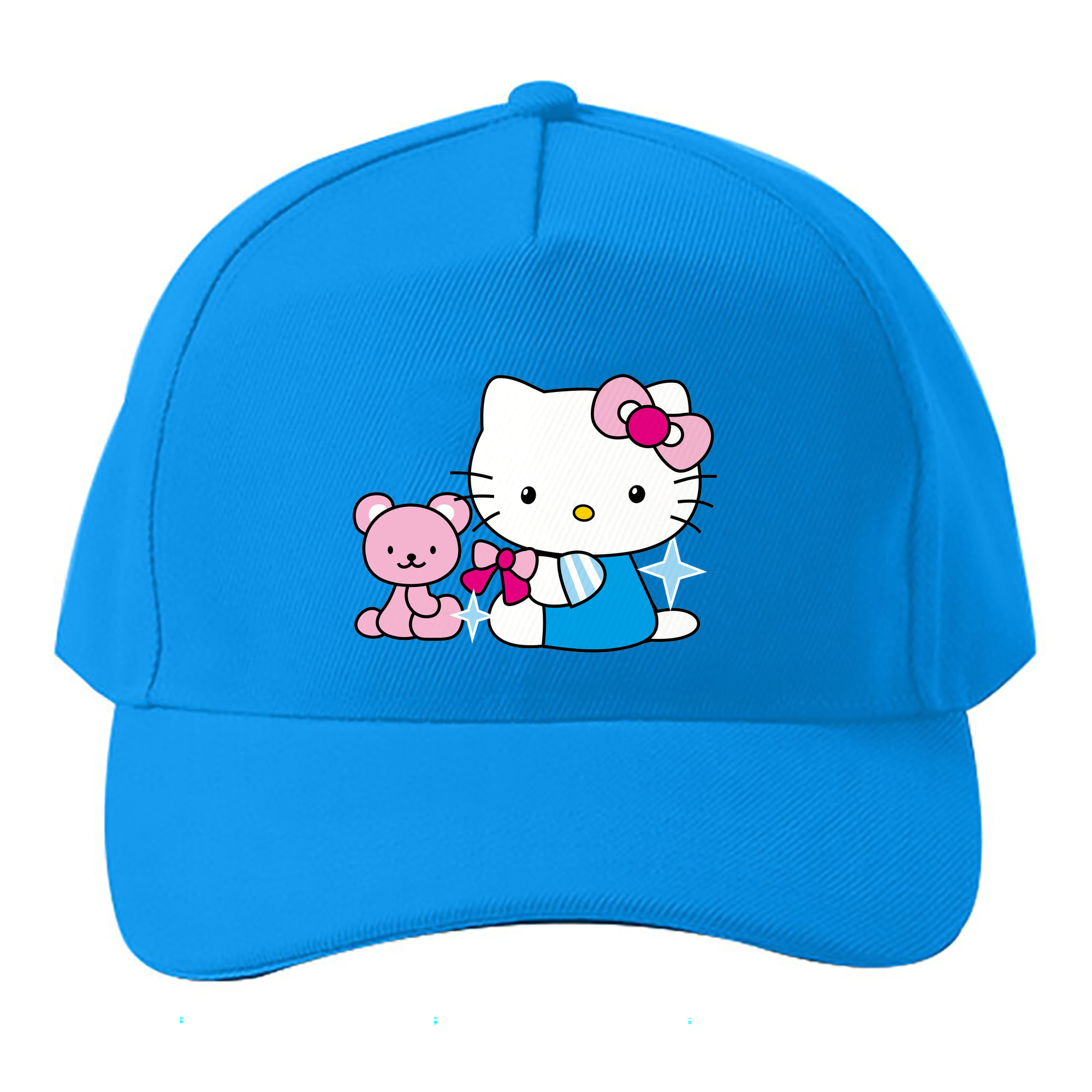 （画像用） Hello Kitty ハローキティ ベースボールキャップ 綿100％ 男女兼用 帽子 スポーツ